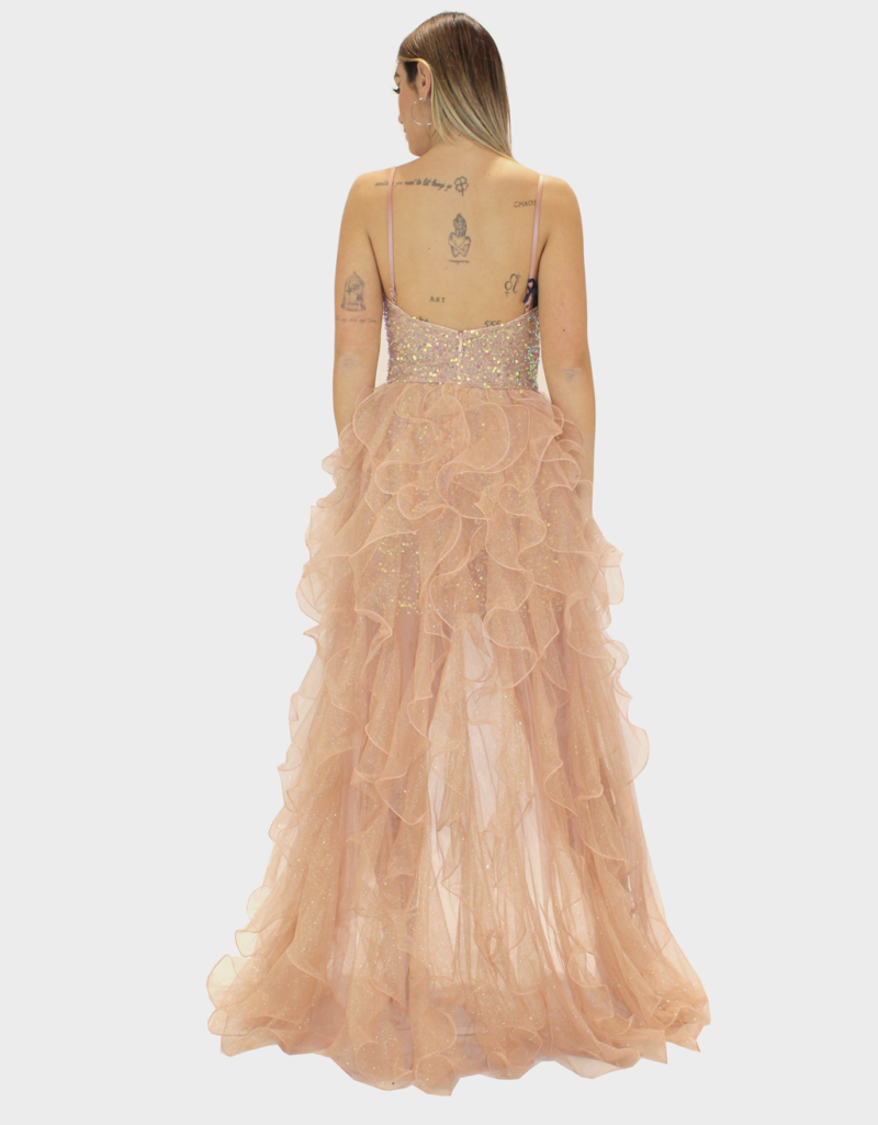 Abito oro - Elizabeth Moda - immagine 3