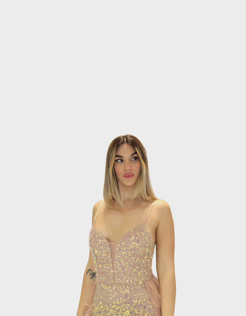 Abito oro - Elizabeth Moda - immagine 4