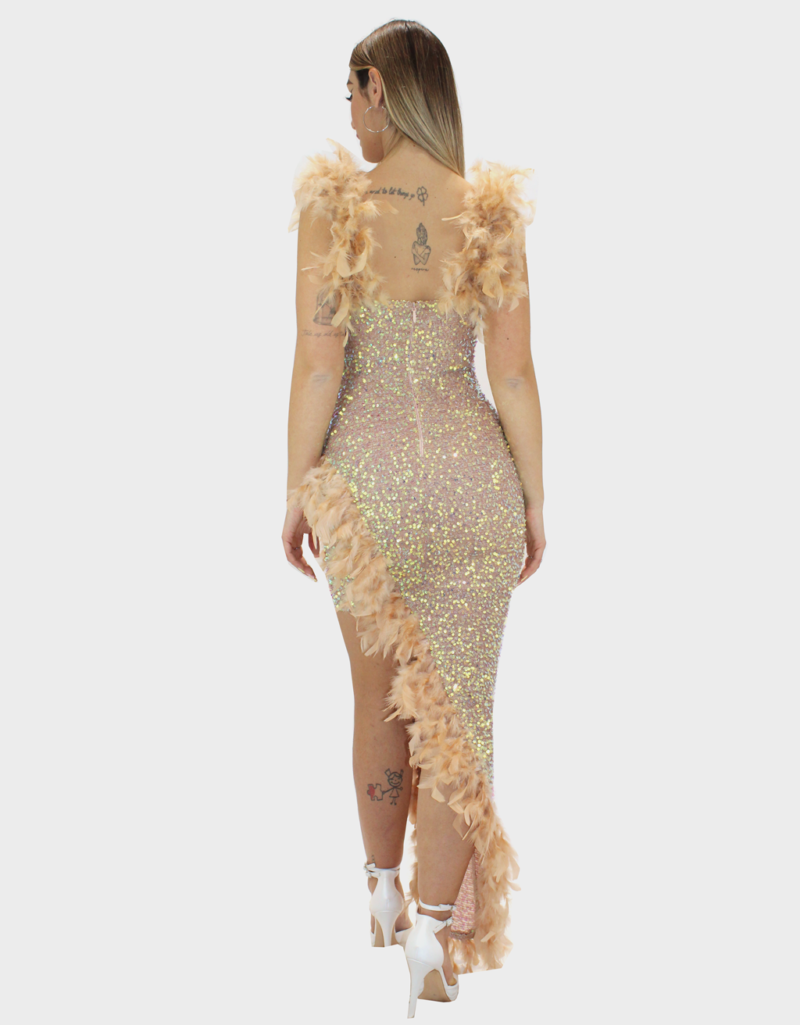 Abito oro - Elizabeth Moda - immagine 3