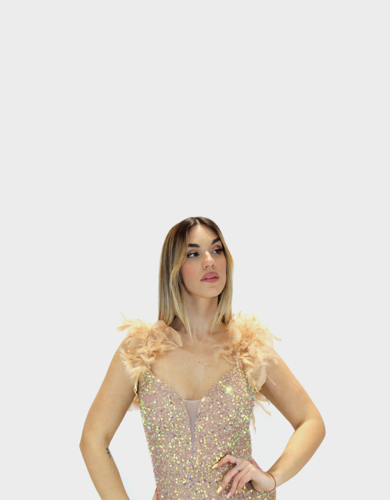 Abito oro - Elizabeth Moda - immagine 4