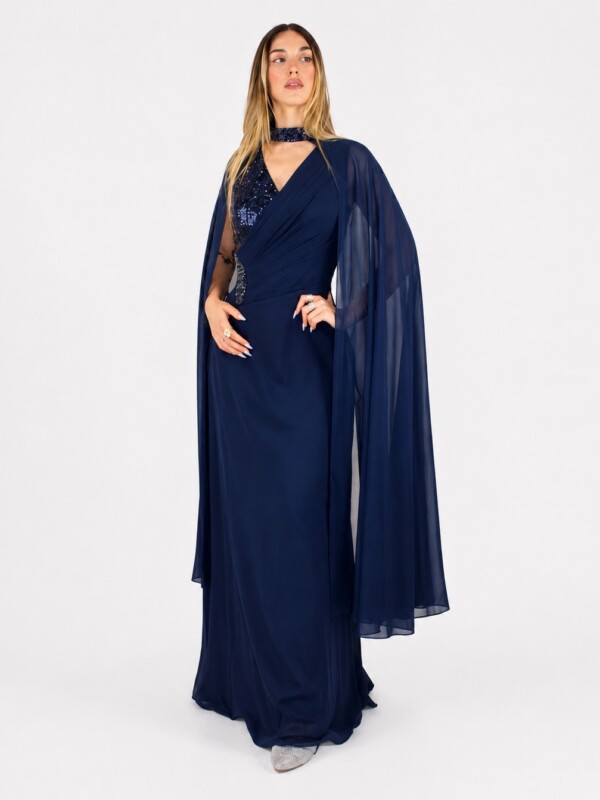 Abito blu notte  - Elizabeth Moda