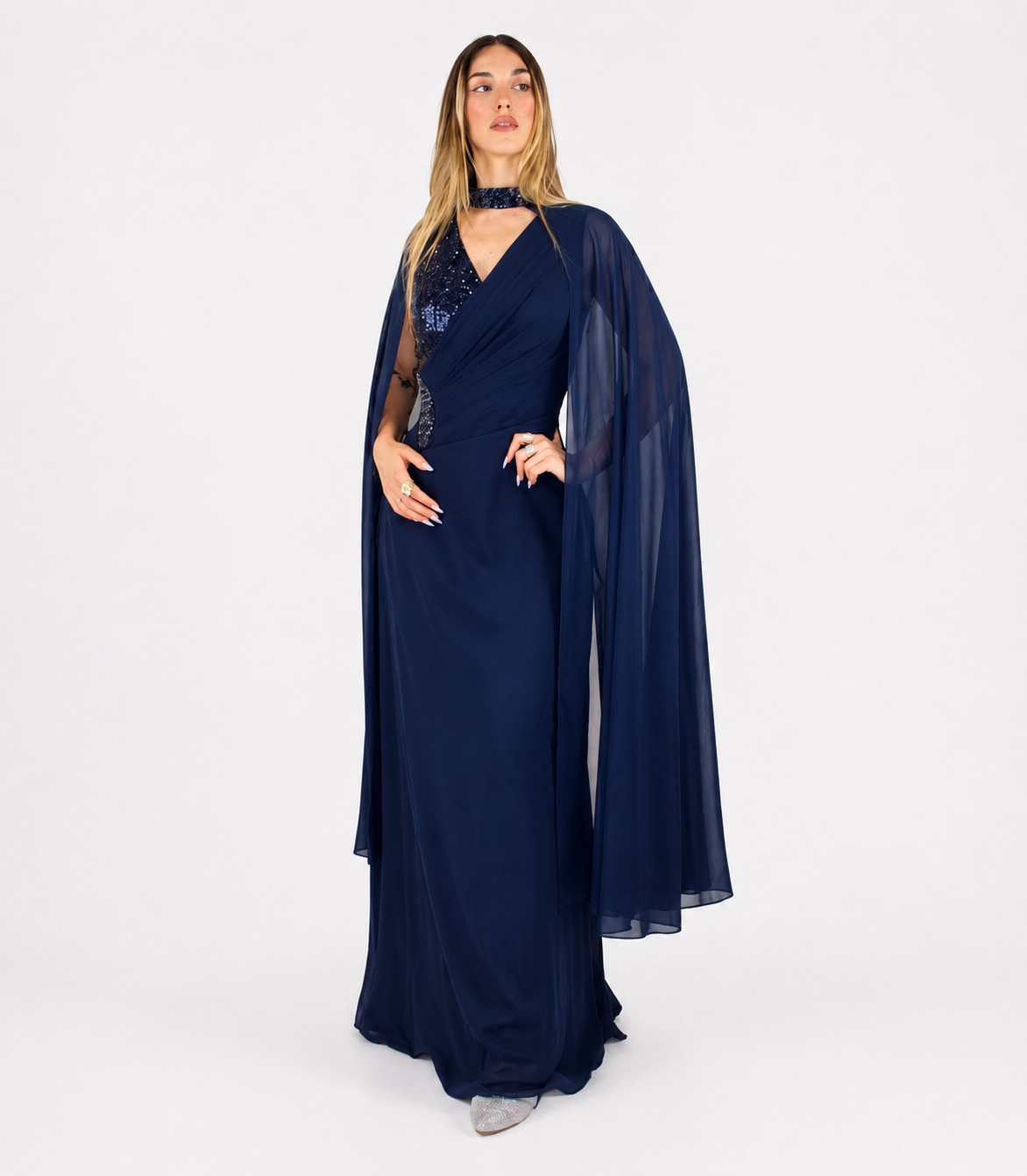 Abito blu notte - Elizabeth Moda