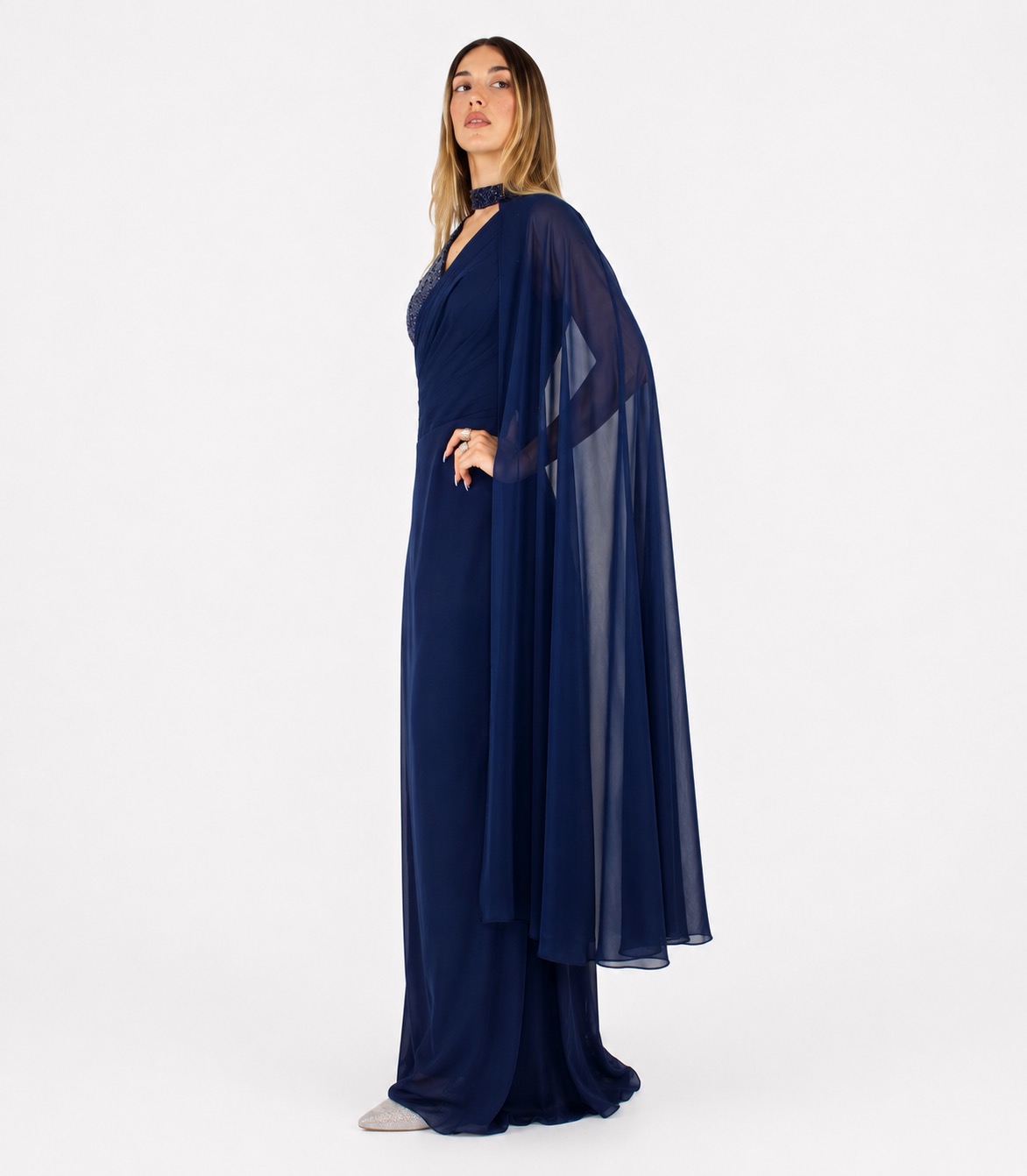 Abito blu notte - Elizabeth Moda - immagine 2
