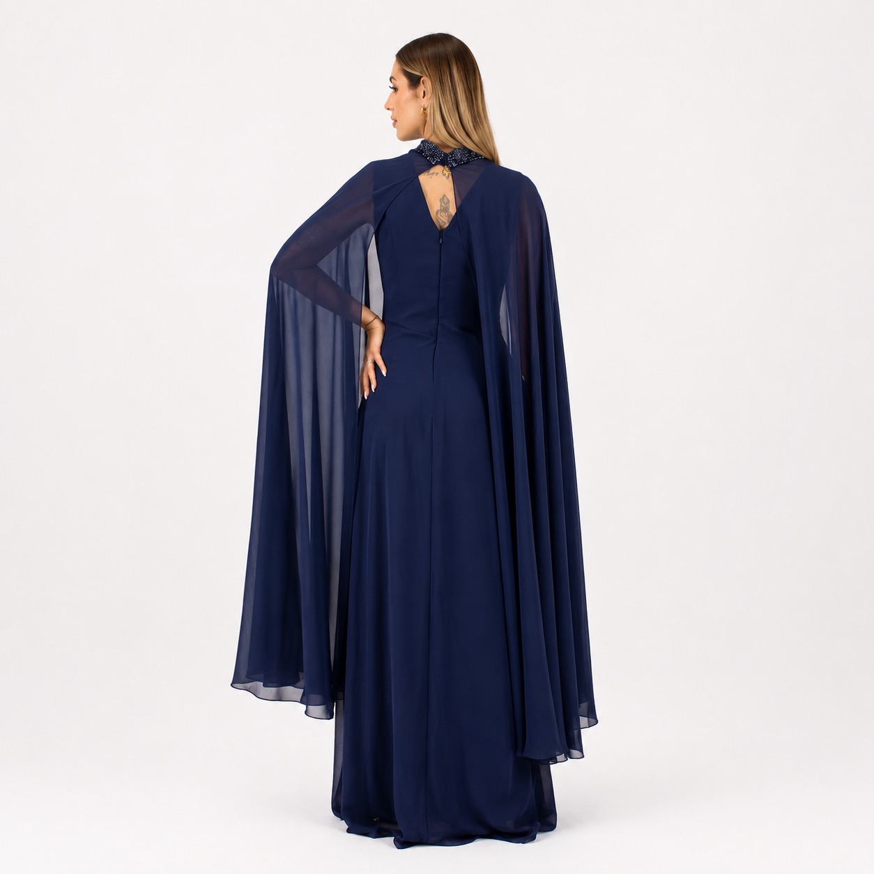 Abito blu notte - Elizabeth Moda - immagine 3