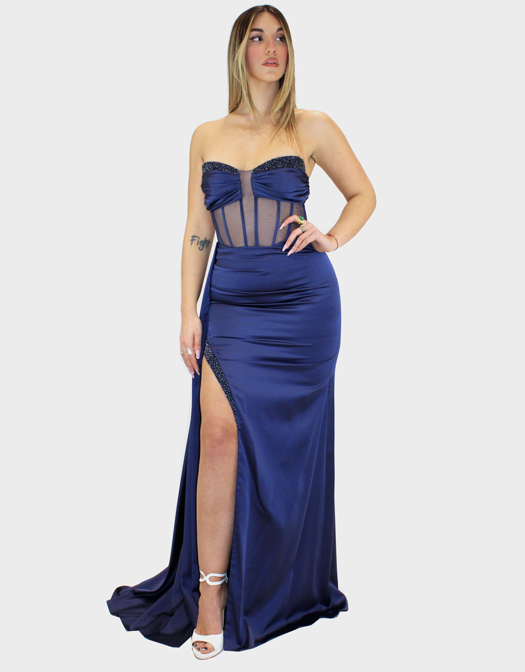 Abito blu - Elizabeth Moda