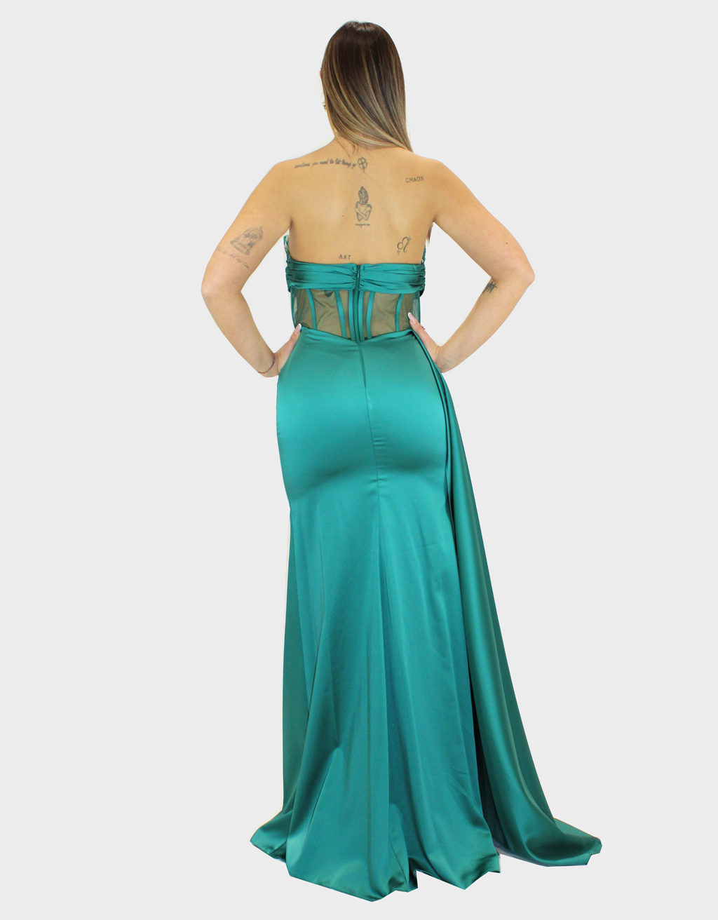 Abito verde - Elizabeth Moda - immagine 4