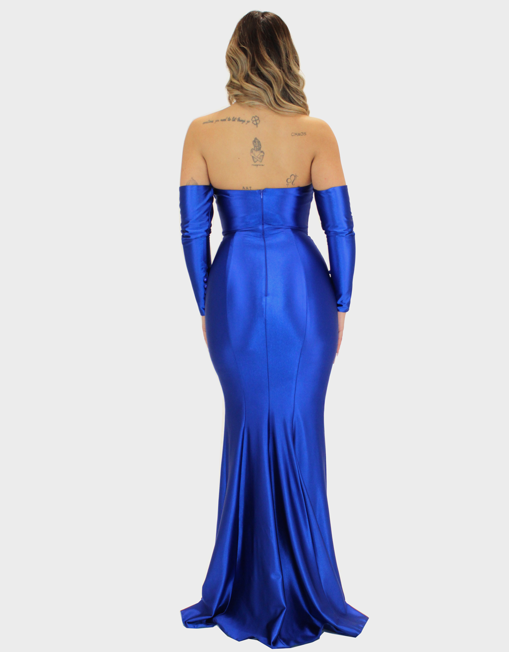 Abito blu cobalto - Elizabeth Moda - immagine 4