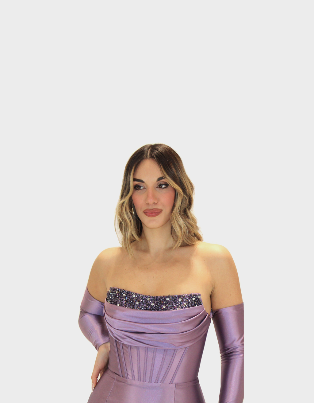 Abito glicine - Elizabeth Moda - immagine 3