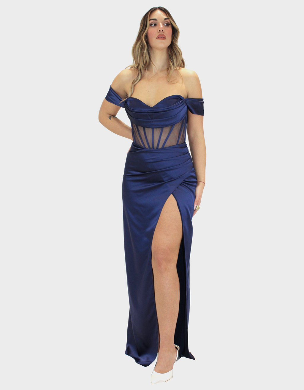 Abito blu notte - Elizabeth Moda