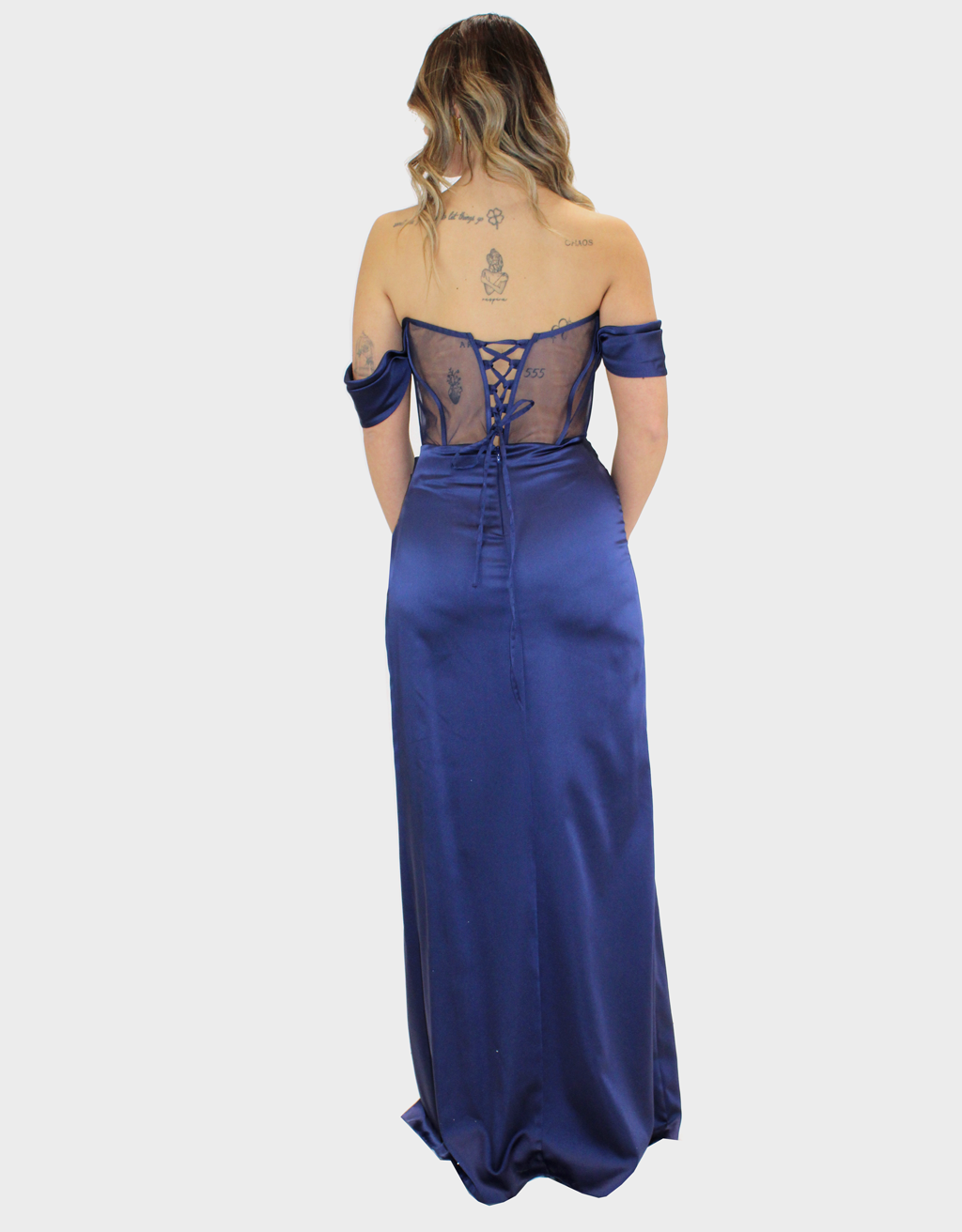 Abito blu notte - Elizabeth Moda - immagine 4