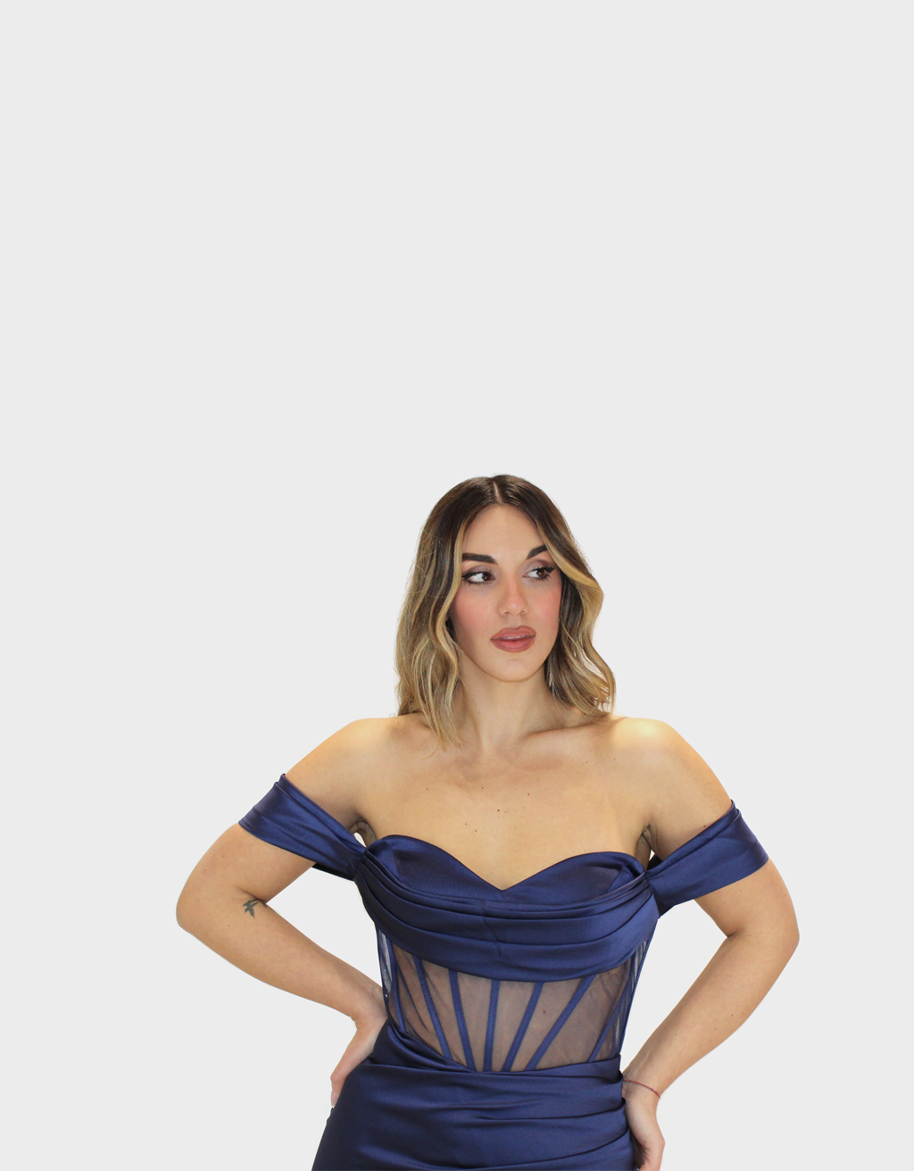 Abito blu notte - Elizabeth Moda - immagine 3