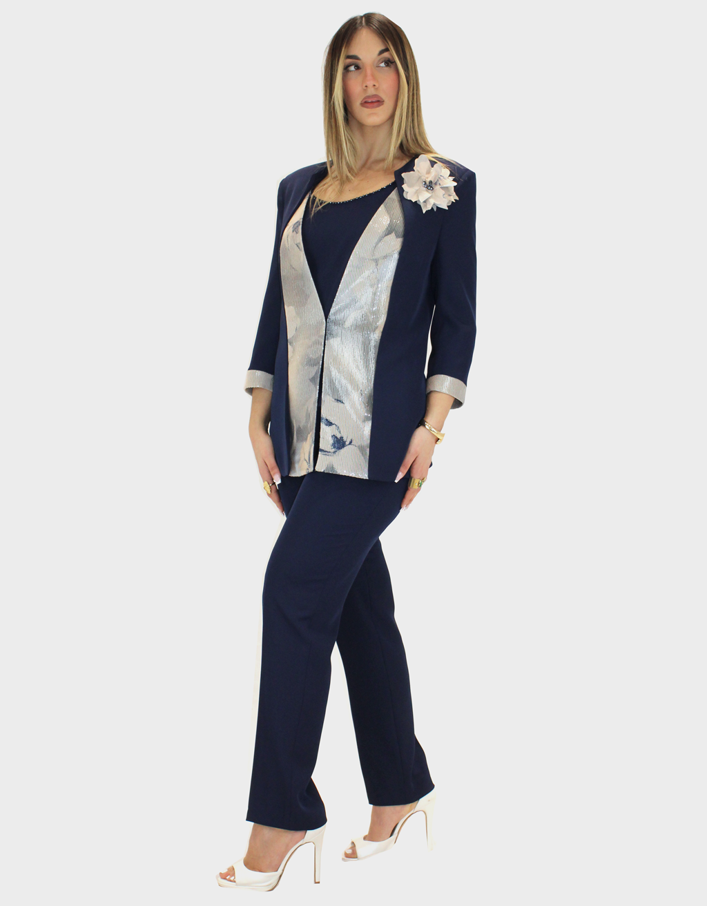 Completo tre pezzi blu - Ludovica Hassler - immagine 2