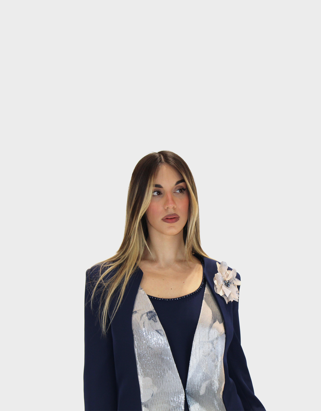 Completo tre pezzi blu - Ludovica Hassler - immagine 3