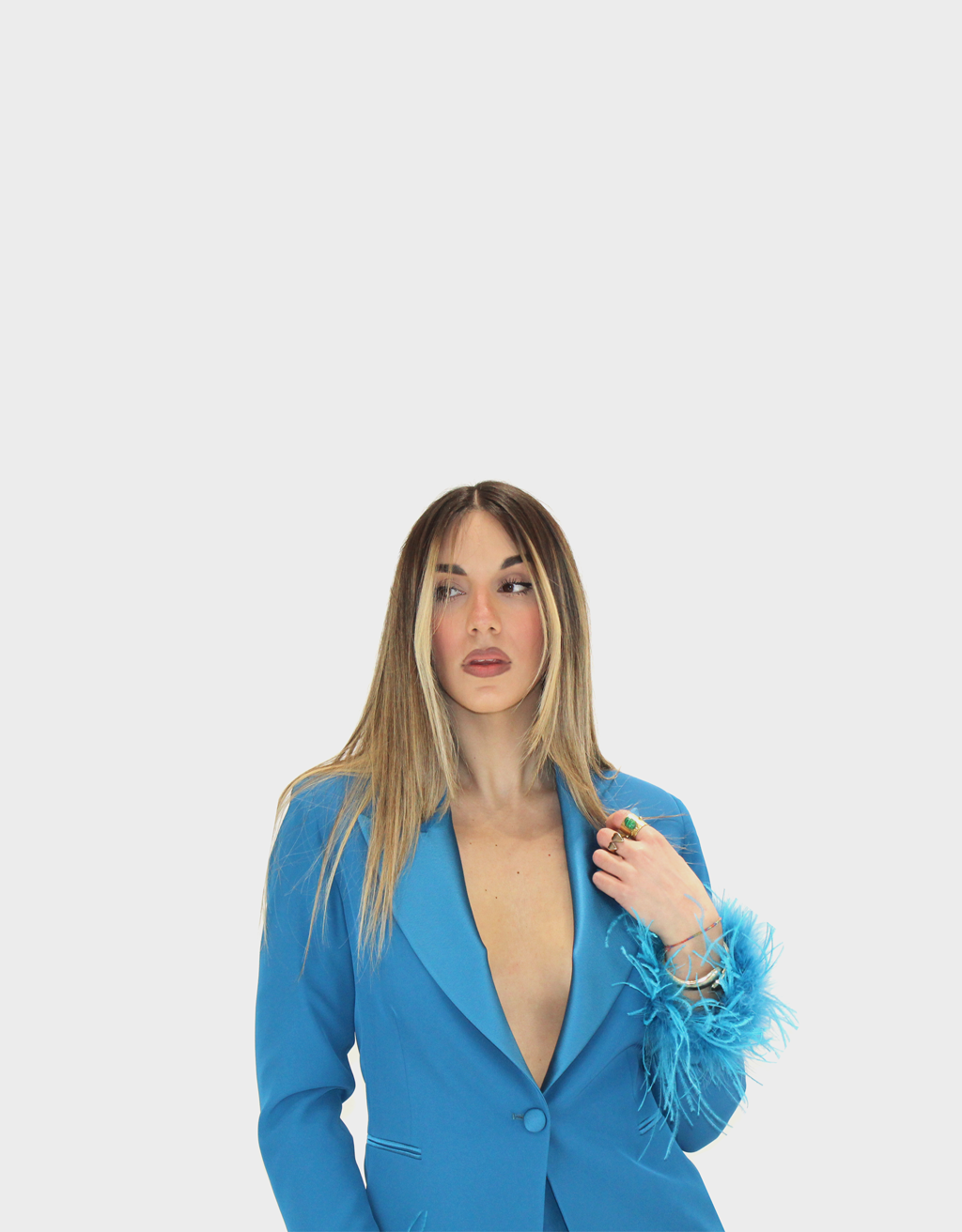 Tailleur verde petrolio - Elizabeth Moda - immagine 3