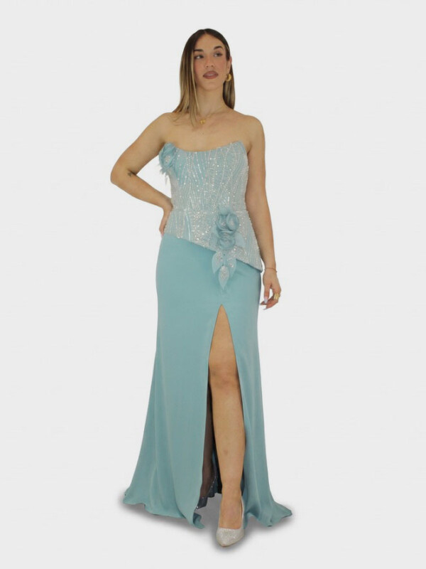 Abito verde  - Elizabeth Moda