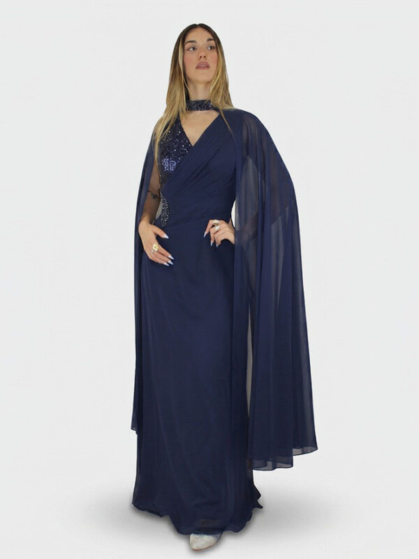Abito blu notte  - Elizabeth Moda
