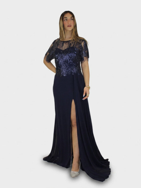 Abito blu notte - Elizabeth Moda