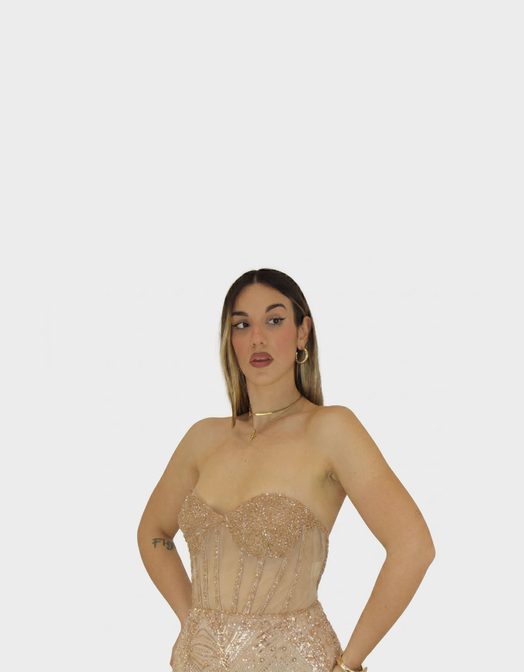 Abito oro - Elizabeth Moda - immagine 3