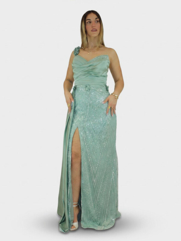 Abito verde  - Elizabeth Moda