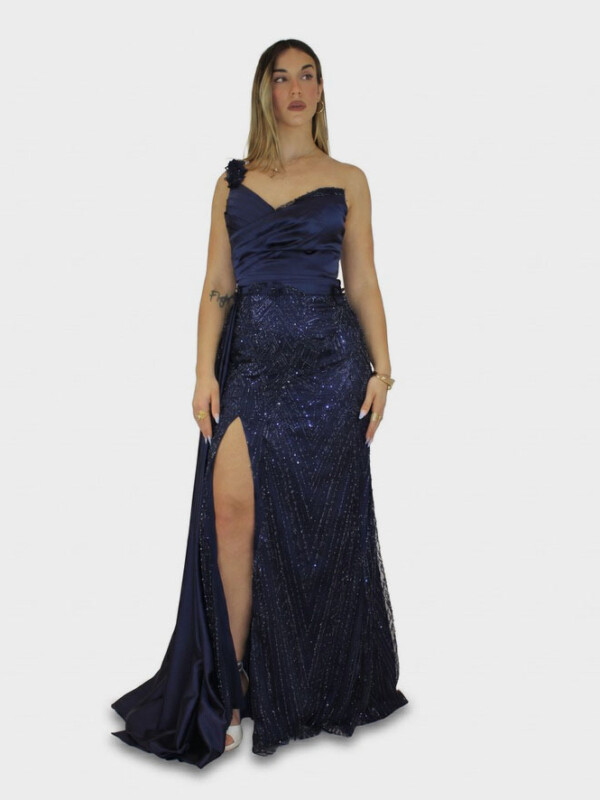 Abito blu notte  - Elizabeth Moda