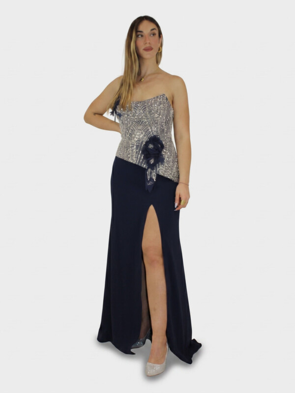 Abito blu notte  - Elizabeth Moda