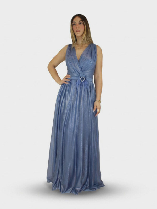 Abito indaco - Elizabeth Moda