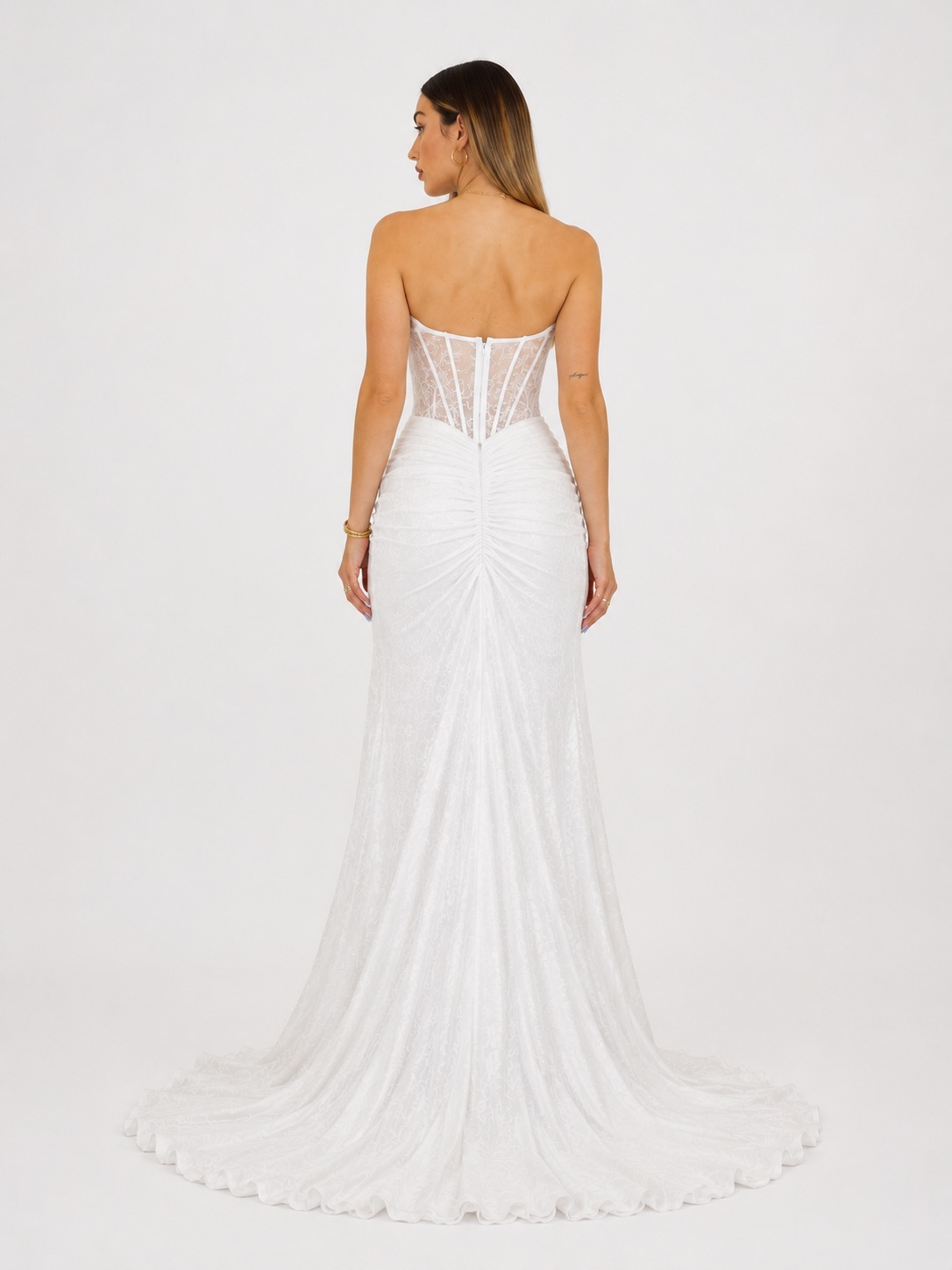 Abito bianco - Elizabeth Moda - immagine 3