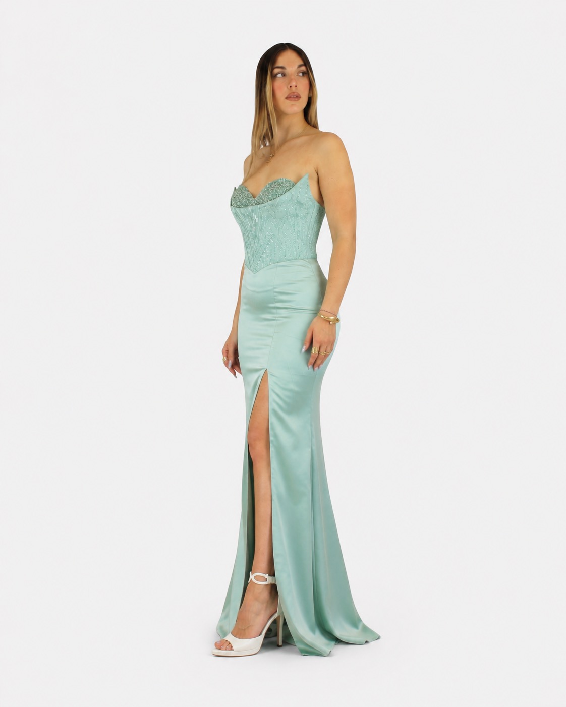 Abito verde - Elizabeth Moda - immagine 2