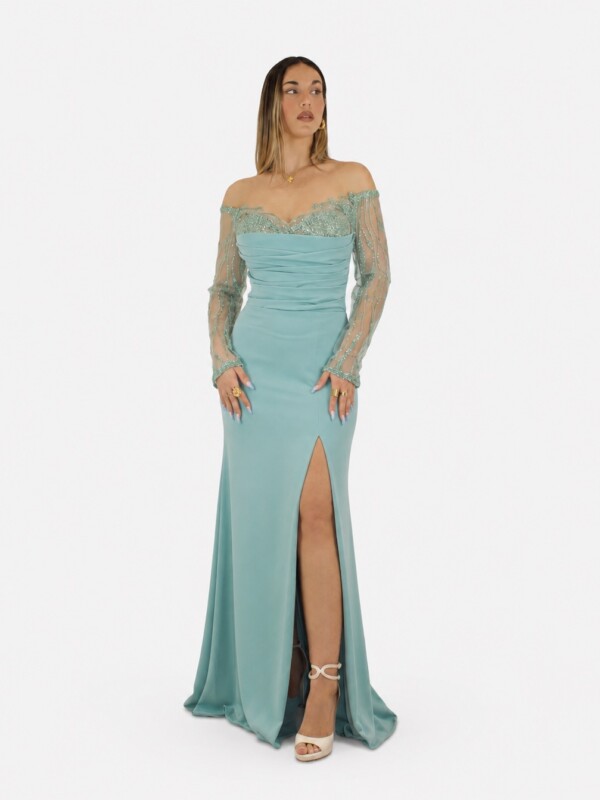 Abito verde  - Elizabeth Moda