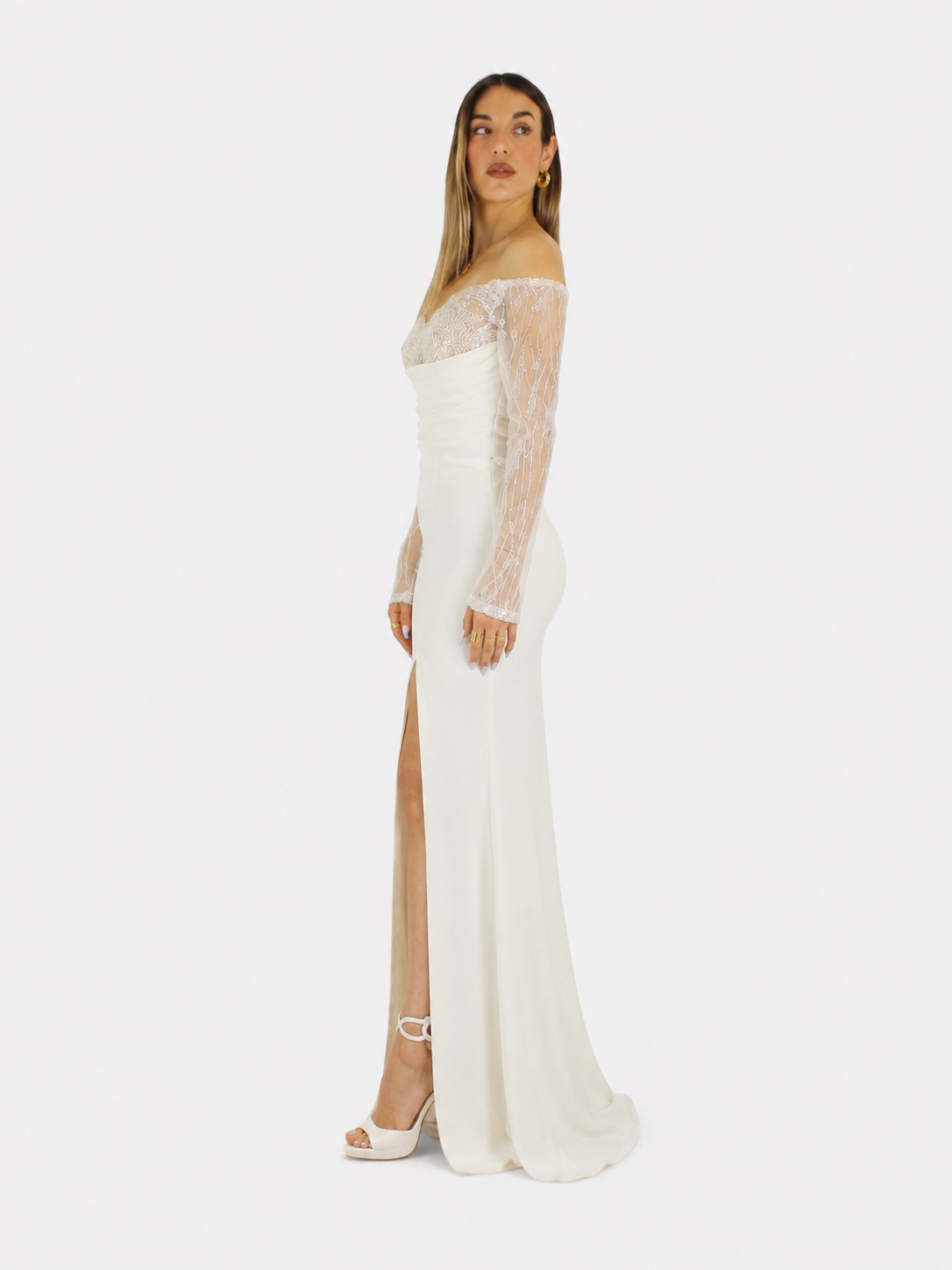 Abito bianco - Elizabeth Moda - immagine 2