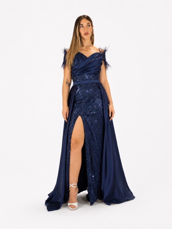 Abito blu notte  - Elizabeth Moda