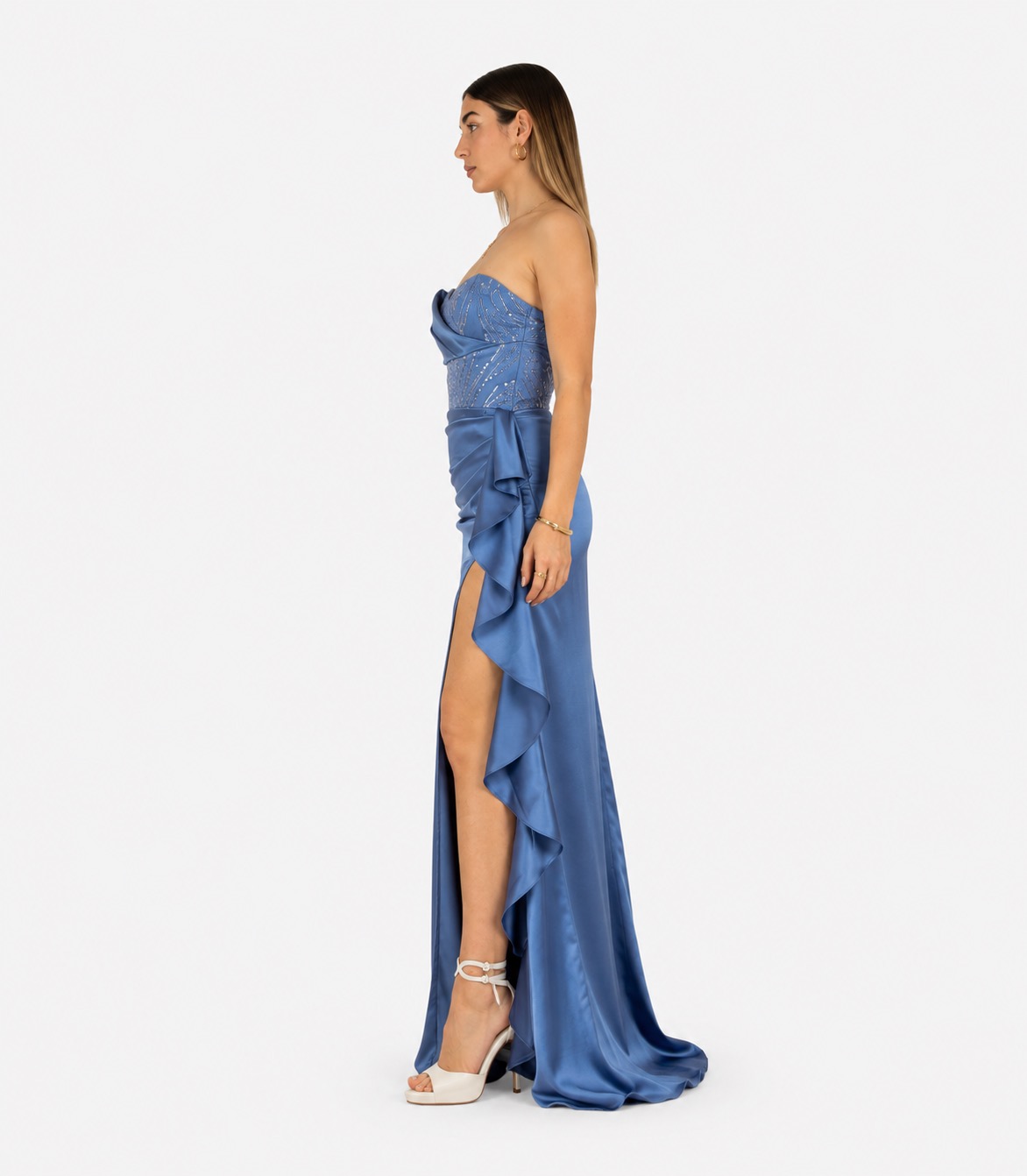 Abito indaco - Elizabeth Moda - immagine 2