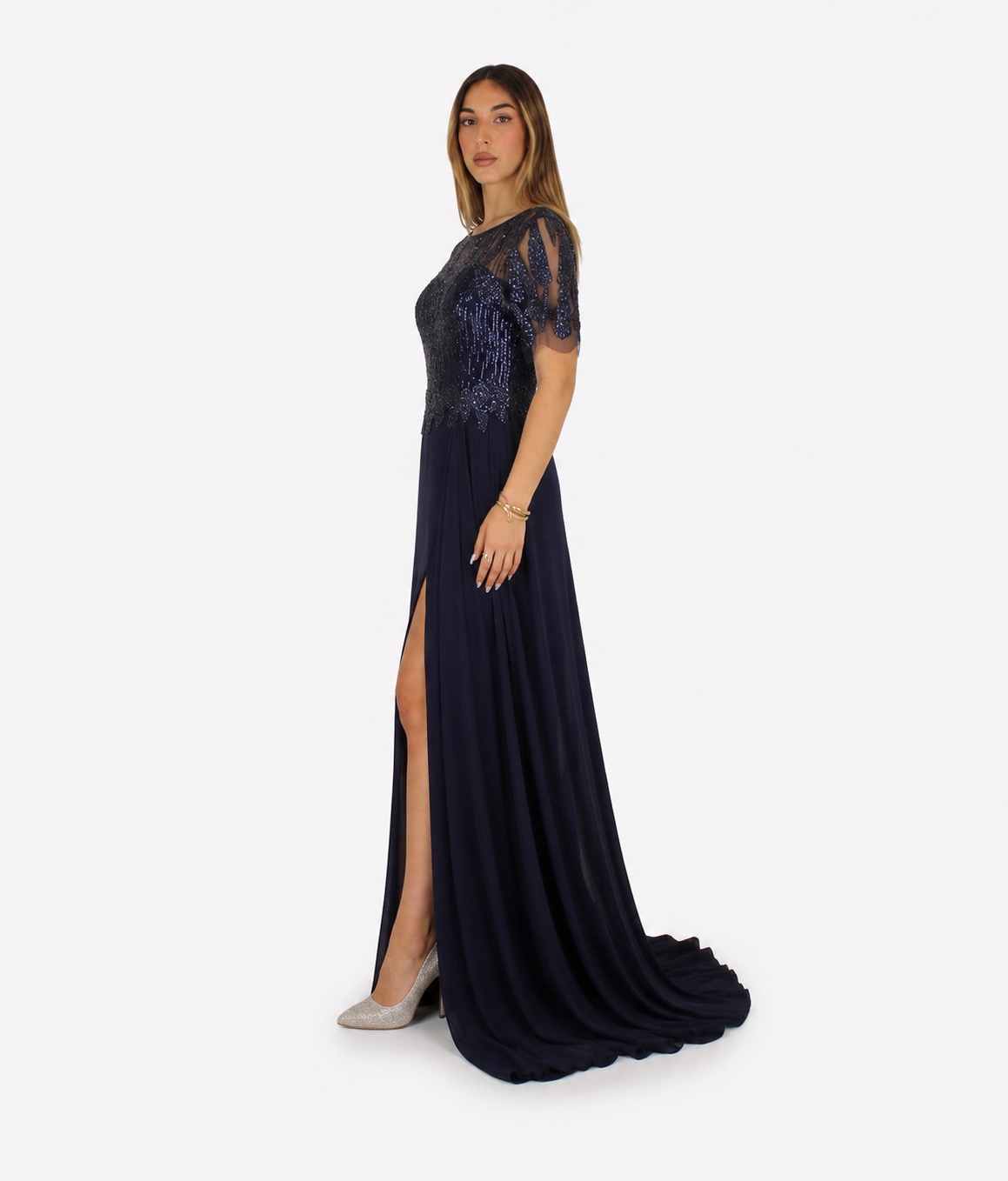 Abito blu notte - Elizabeth Moda - immagine 2