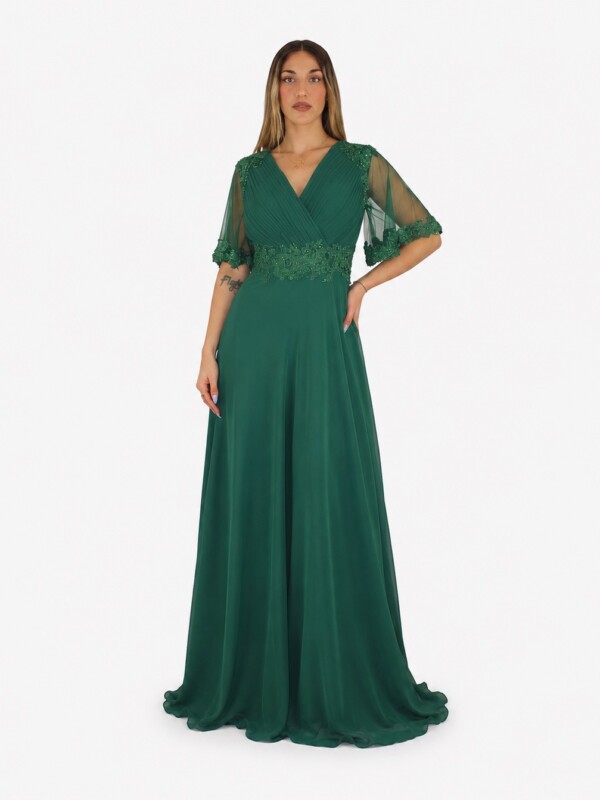 Abito verde - Elizabeth Moda