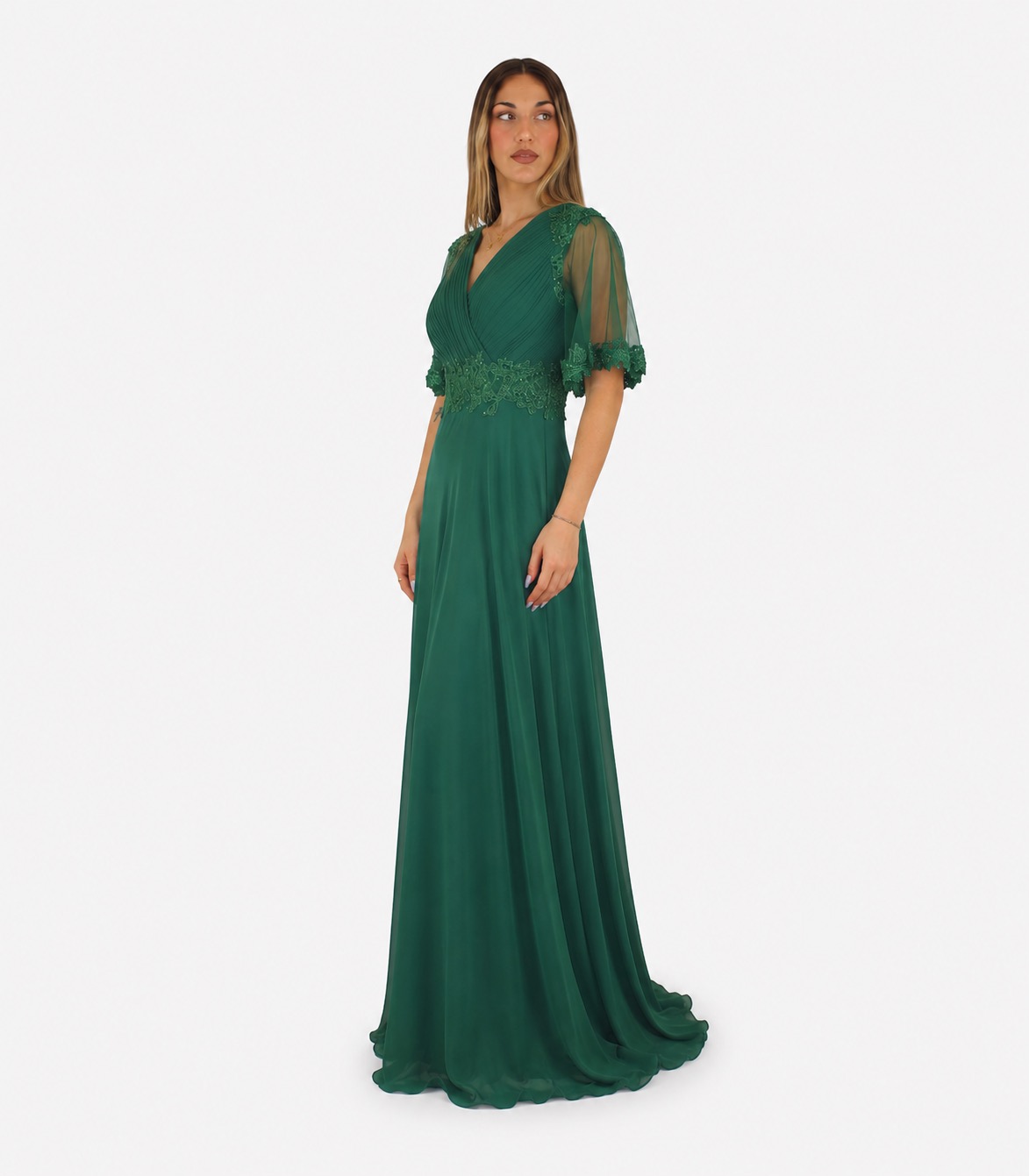 Abito verde - Elizabeth Moda - immagine 2