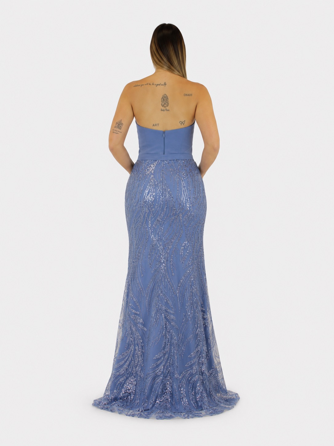 Abito indaco - Elizabeth Moda - immagine 3