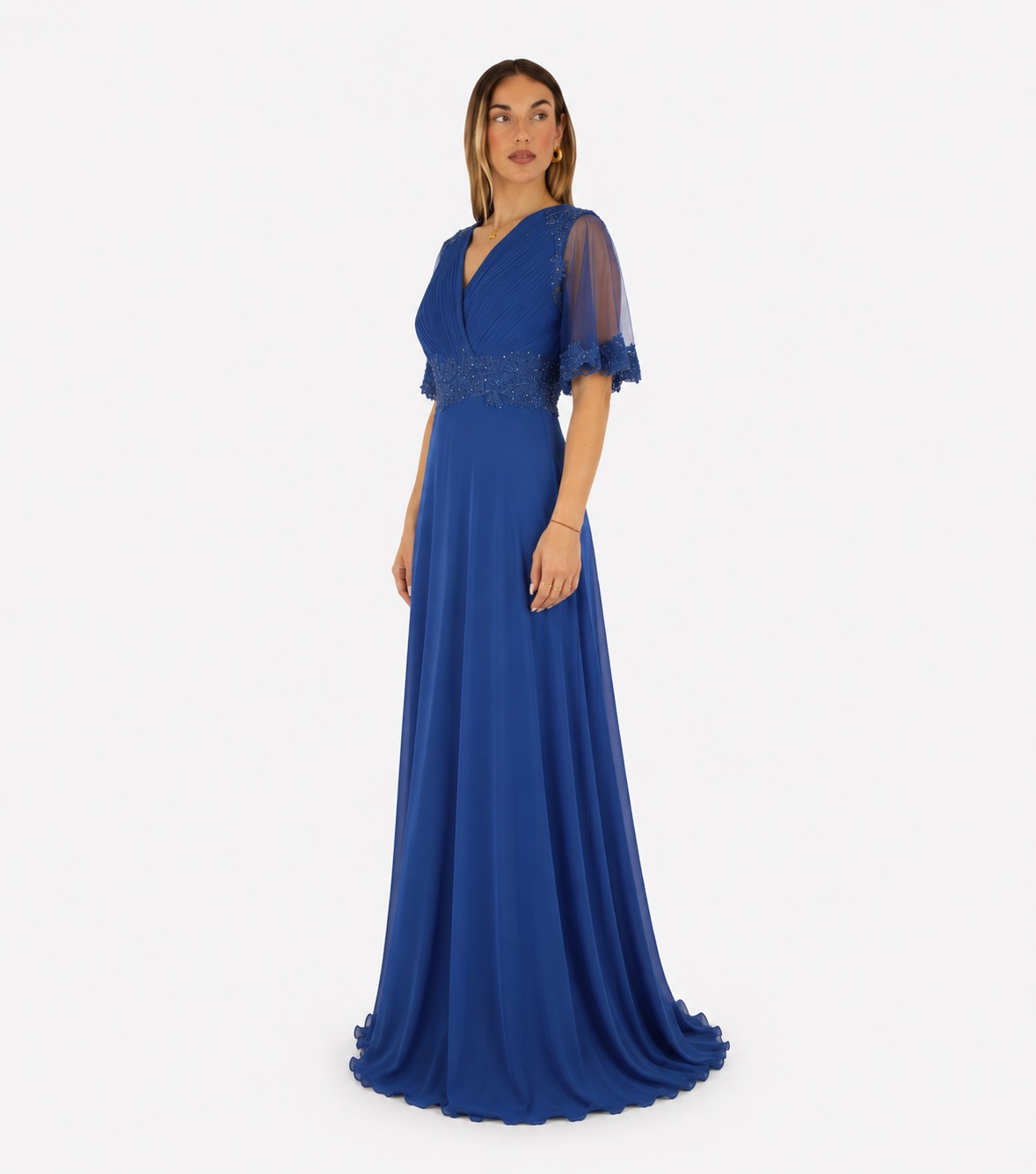 Abito blu cobalto - Elizabeth Moda - immagine 2