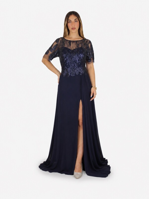 Abito blu notte - Elizabeth Moda