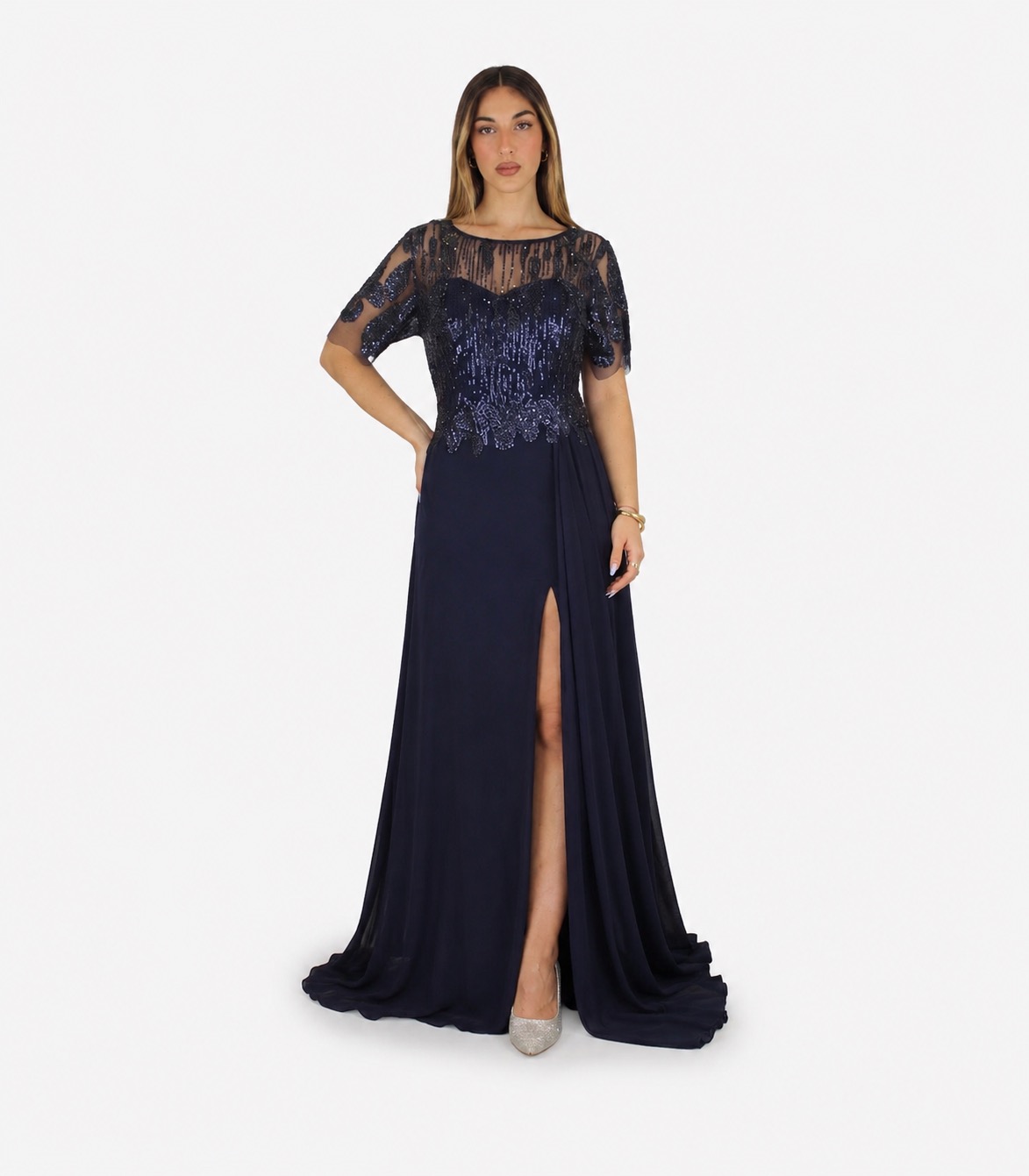 Abito blu notte - Elizabeth Moda