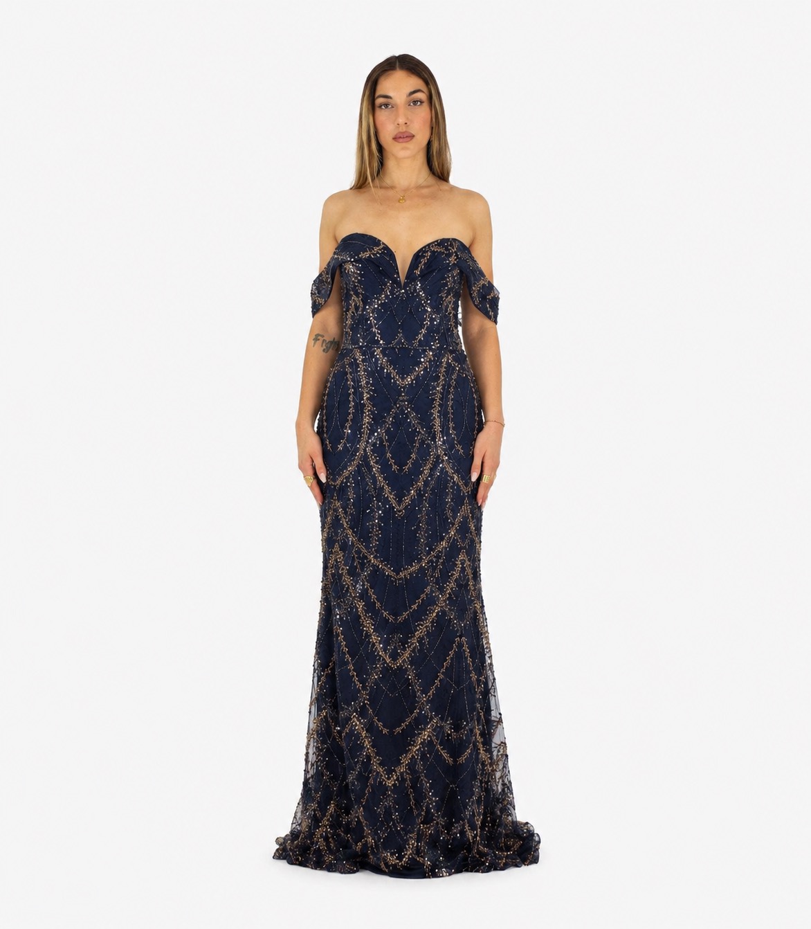 Abito blu notte - Elizabeth Moda