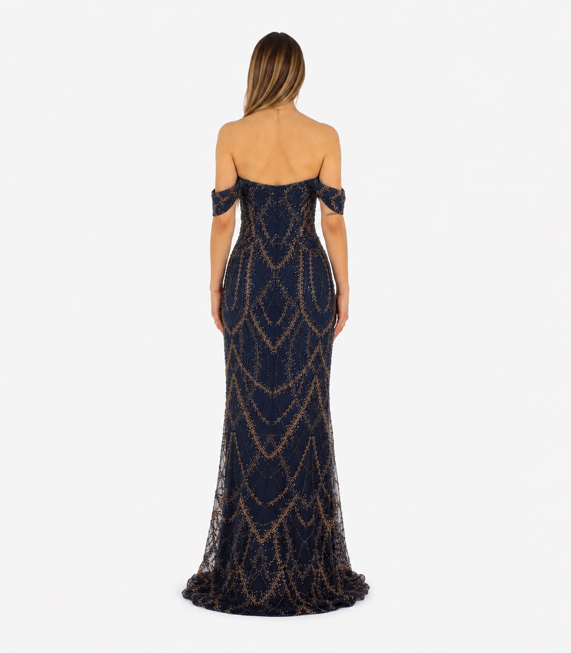 Abito blu notte - Elizabeth Moda - immagine 3
