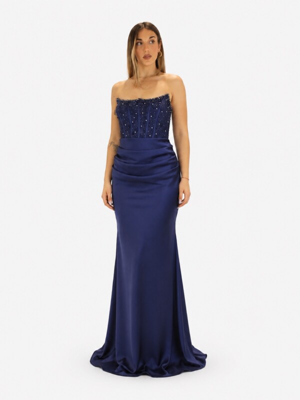 Abito blu notte - Elizabeth Moda