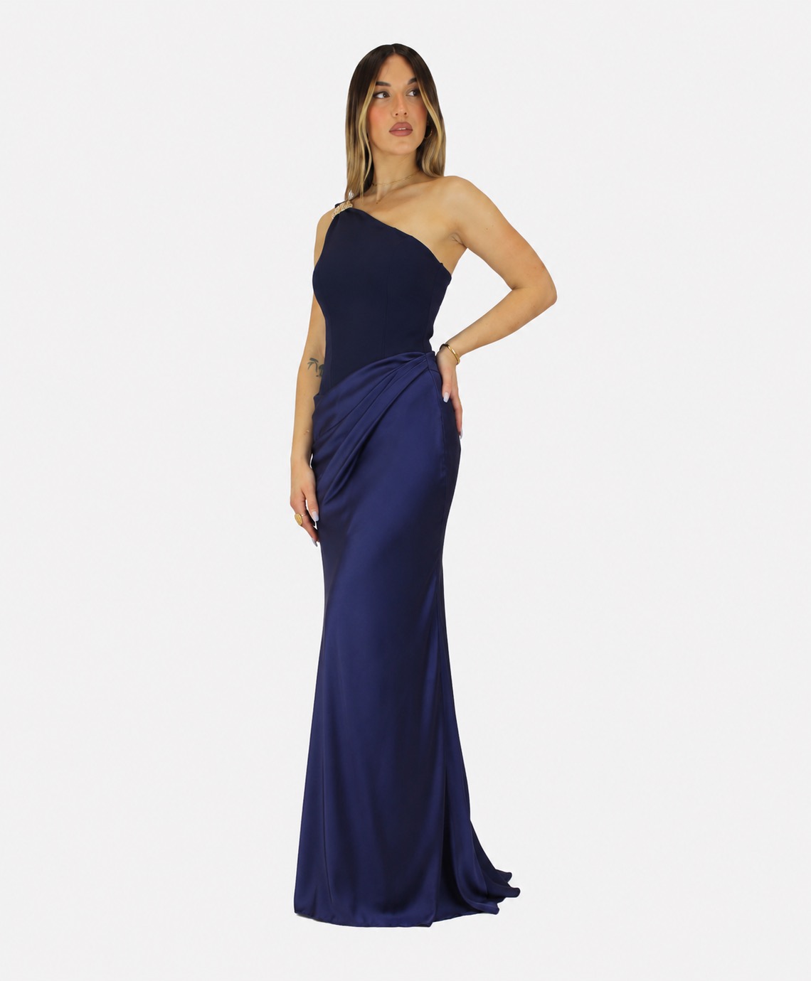 Abito blu - Elizabeth Moda - immagine 2