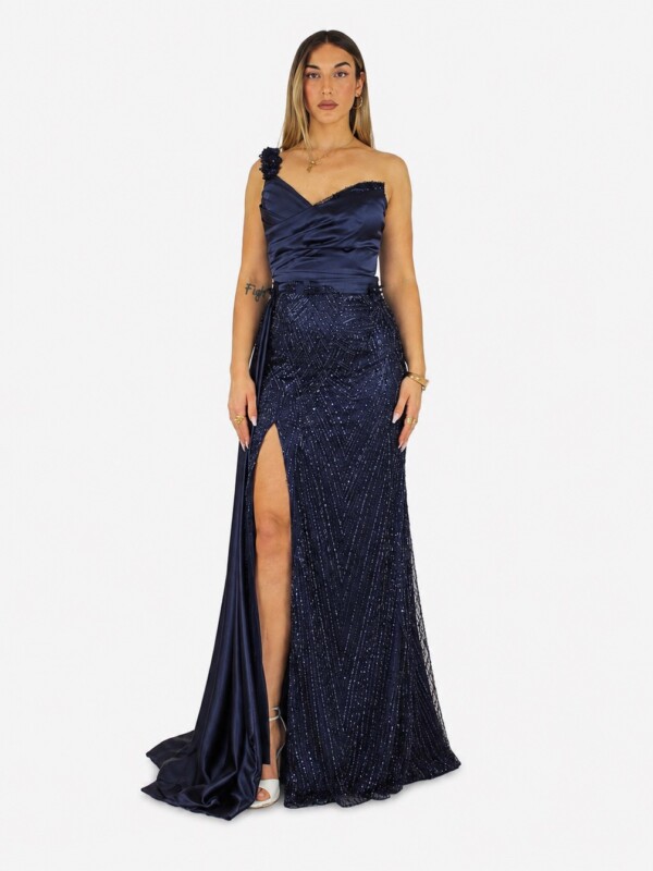 Abito blu notte  - Elizabeth Moda