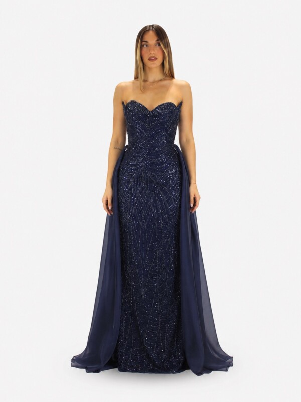 Abito blu notte  - Elizabeth Moda