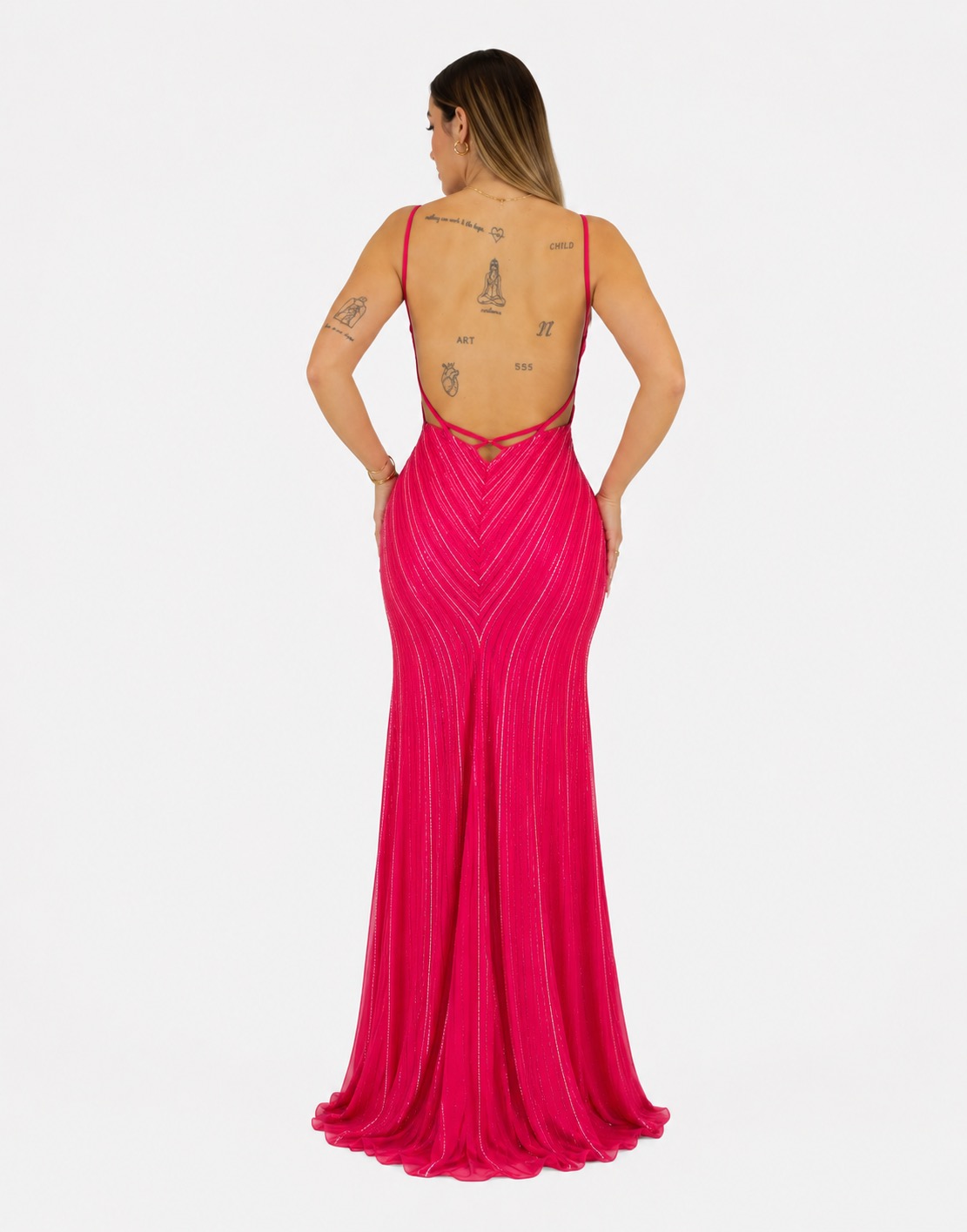 Abito fucsia - Elizabeth Moda - immagine 3