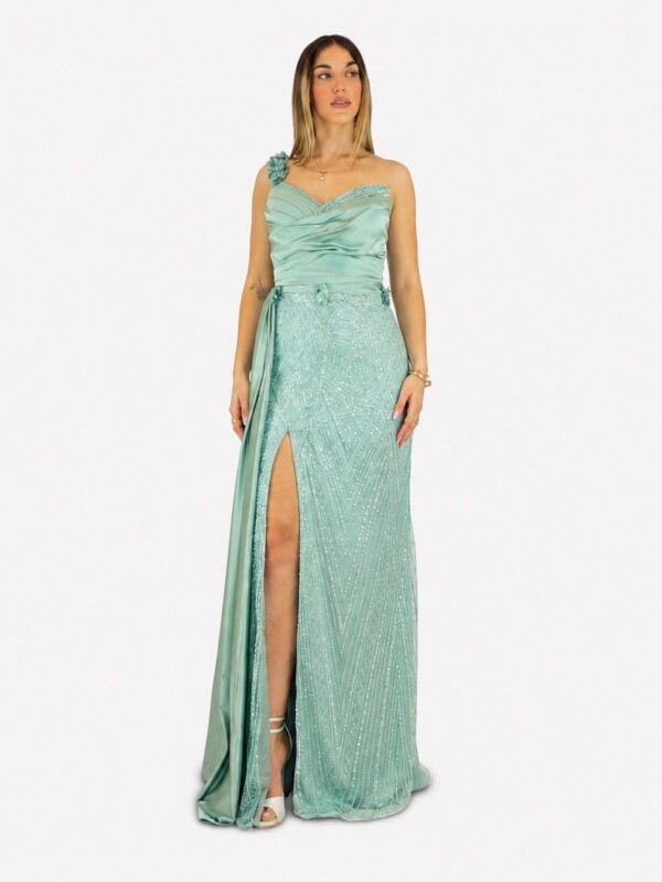 Abito verde  - Elizabeth Moda