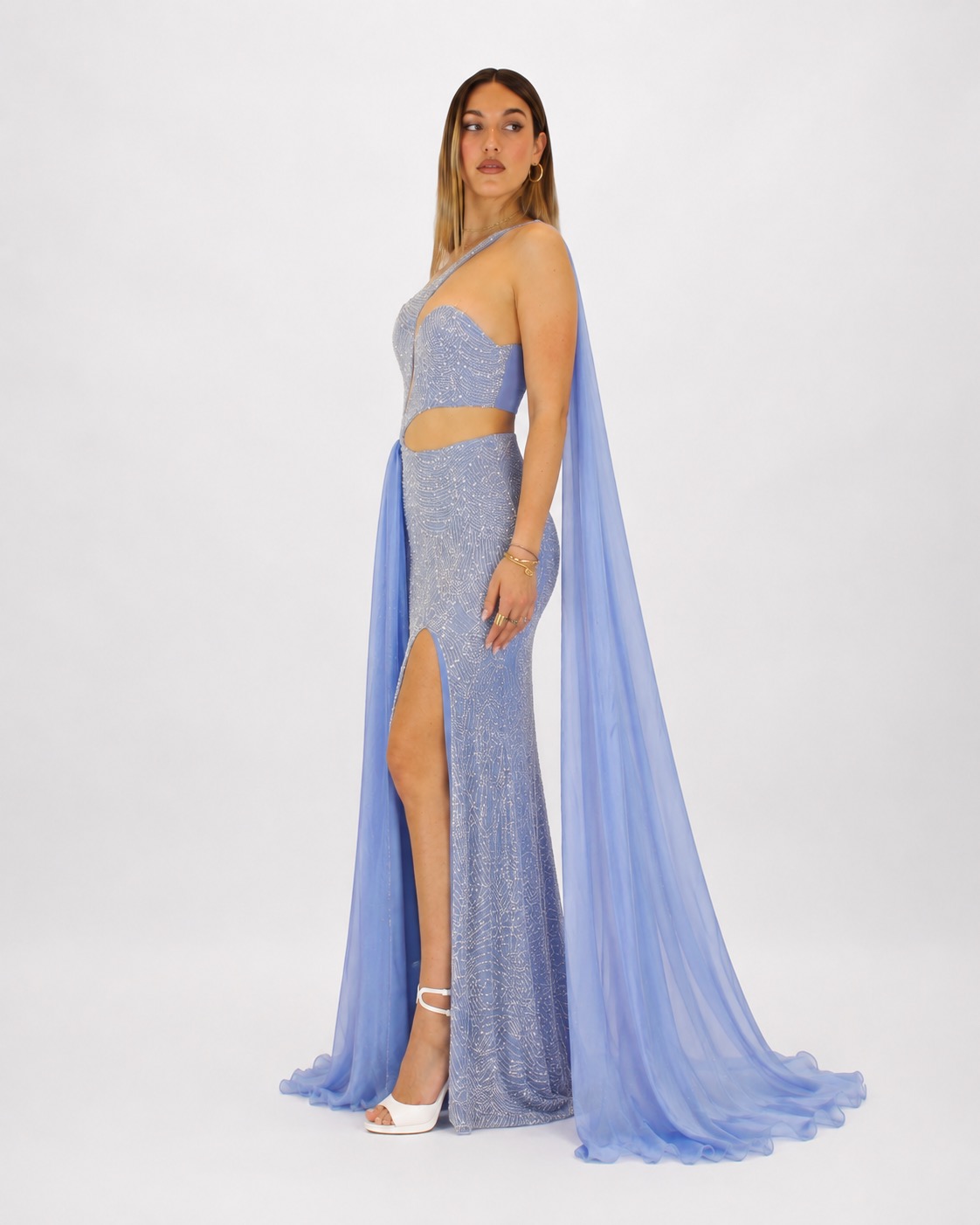Abito indaco - Elizabeth Moda - immagine 2