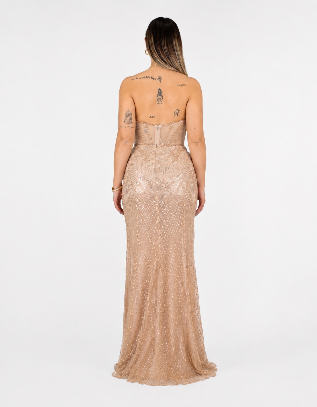 Abito oro - Elizabeth Moda - immagine 3