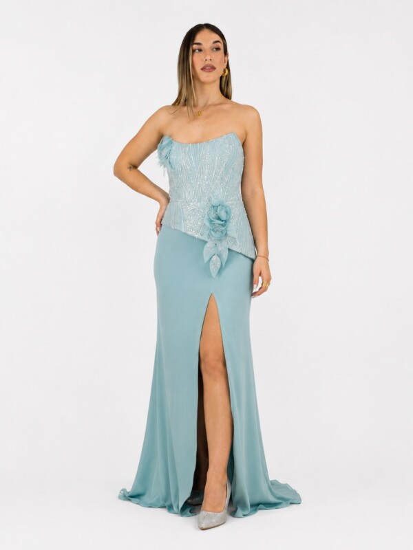 Abito verde  - Elizabeth Moda